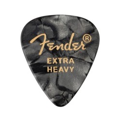 Púas Fender premium 351 extra heavy red moto 12ud