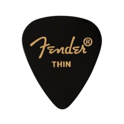 Púas Fender premium 351 ext.heavy black moto 12ud