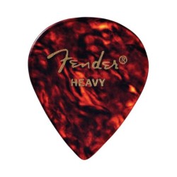 Púas Fender premium 351 thin black 12ud