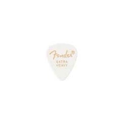 Púas Fender premium 351 extra heavy white 12ud