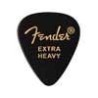 Púas Fender premium 351 extra heavy black 12ud