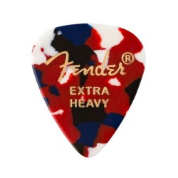 Púas Fender premium 351 ext.heavy confeti 12ud