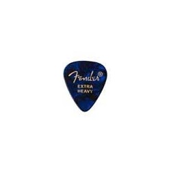 Púas Fender premium 351 extra heavy blue moto 12ud