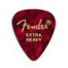 Púas Fender premium 351 extra heavy red moto 12ud