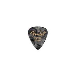 Púas Fender premium 351 ext.heavy black moto 12ud