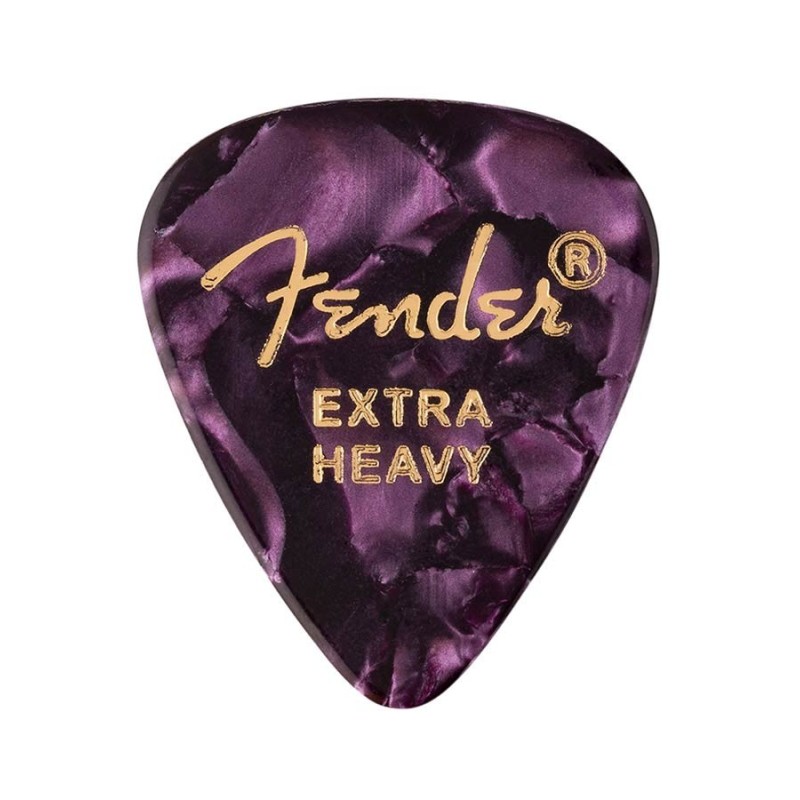 Púas Fender premium 351 extra heavy abalone 12ud