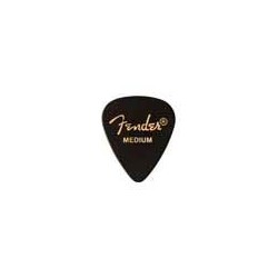 Púas Fender premium 351 medium black 12ud