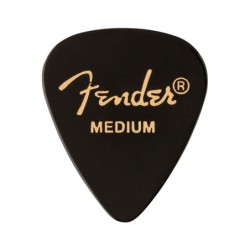 Púas Fender premium 351 medium black 12ud