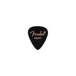 Púas Fender premium 351 heavy black 12ud