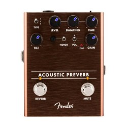 Pedal Fender acoustic Preverb guitarra acústica