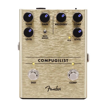 Pedal efectos Fender distor/compr Compugilist