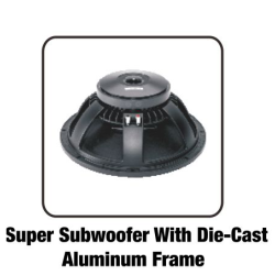 SUBWOOFER PA ACTIVO EK AUDIO M21KS18P