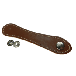 CIERRE DE CORREA BASSO PARA ACORDEÓN MARRÓN | MÚSICA BILBAO