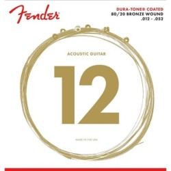 JUEGO DE CUERDAS FENDER PARA GUITARRA ACÚSTICA BRONCE LIGHT 012 - 052 | MÚSICA BILBAO