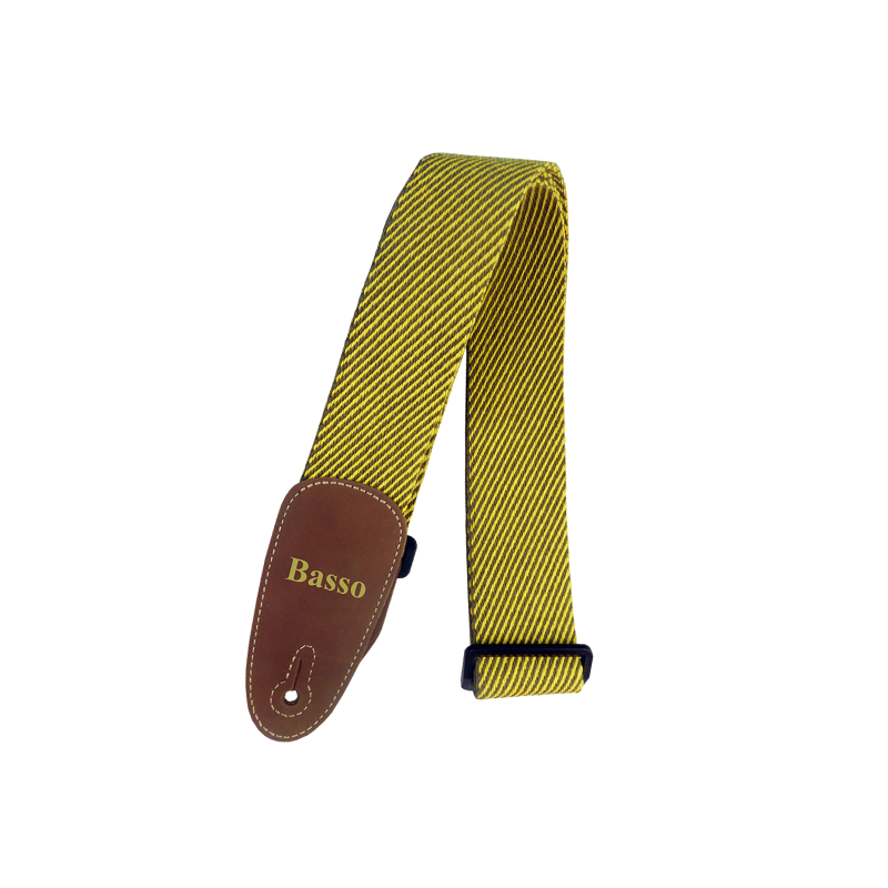 CORREA BASSO PARA GUITARRA Y BAJO SERIE EXTRAVAGANCIA TWEED AMARILLO | MÚSICA BILBAO