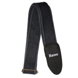 CORREA BASSO PARA GUITARRA Y BAJO SERIE EXTRAVAGANCIA NEGRA | MÚSICA BILBAO