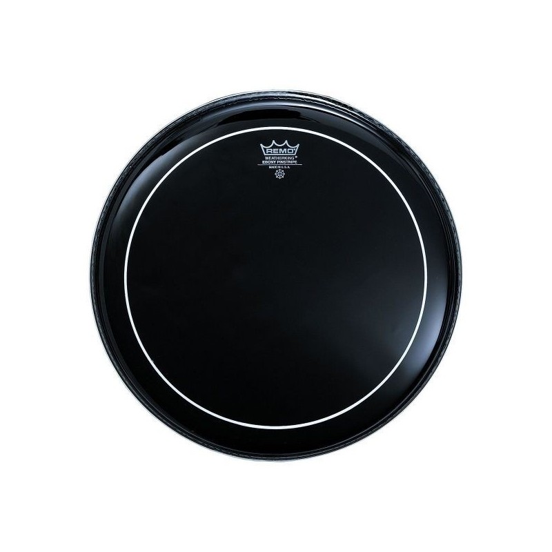 PARCHE REMO PIN STRIPE ACEITE NEGRO DE 14" | MÚSICA BILBAO