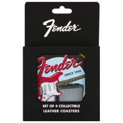 Posavasos forma púa Fender multicolor 4 ud