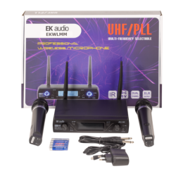 SISTEMA INALÁMBRICO DE DOS MICRÓFONOS EK DE MANO EKWLMM | Música Bilbao