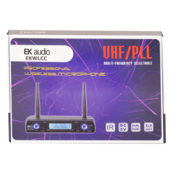 SISTEMA INALÁMBRICO DE DOS MICRÓFONOS EK CABEZA Y CABEZA EKWLCC | MÚSICA BILBAO