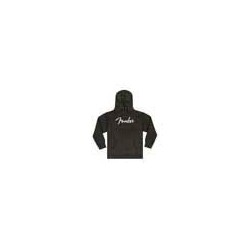 Sudadera Fender capucha gris jaspeado S