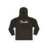 Sudadera Fender capucha gris jaspeado S