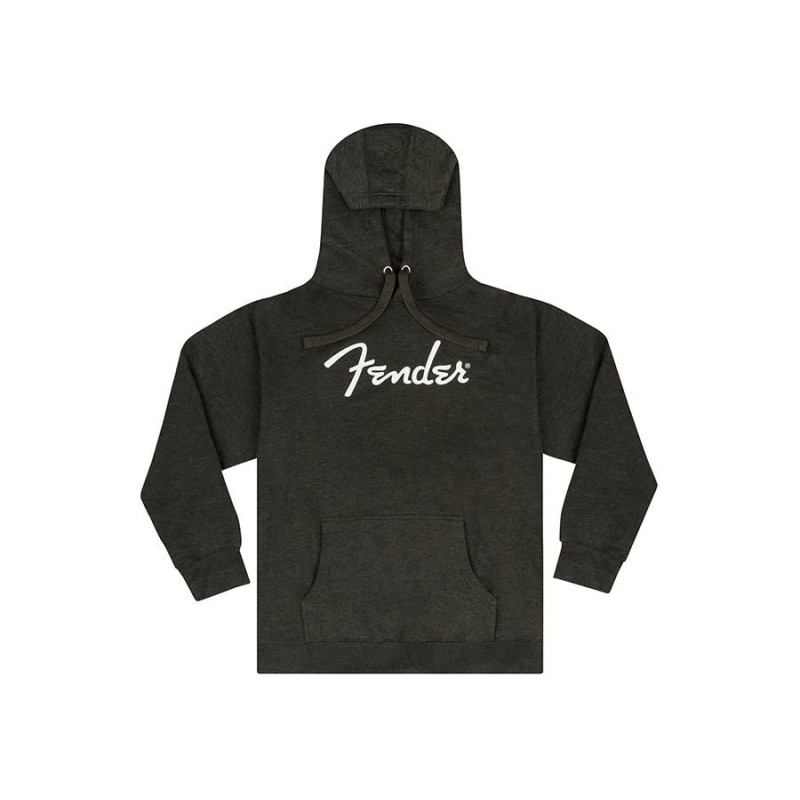 Sudadera Fender capucha gris jaspeado M