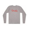 Camiseta manga larga Fender gris jaspeado XXL