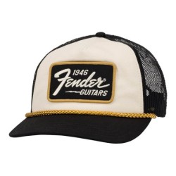 Gorra Fender 1946 crema/negro