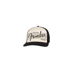 Gorra Fender eléctrica negra/crema