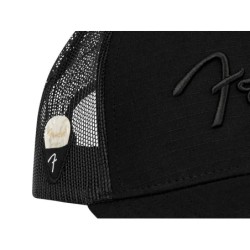 Gorra Fender con cierre negra