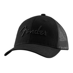 Gorra Fender con cierre negra