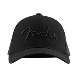 Gorra Fender con cierre negra