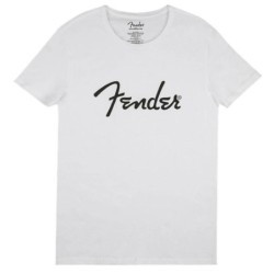 Camiseta Fender hombre blanca M