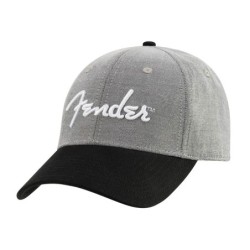 Gorra Fender Clothing Hipster gris/negra