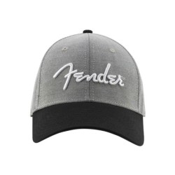 Gorra Fender Clothing Hipster gris/negra