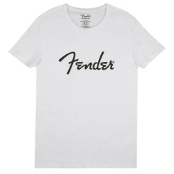 Camiseta Fender hombre blanca L