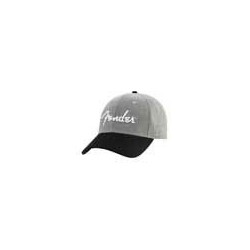 Gorra Fender Clothing Hipster gris/negra