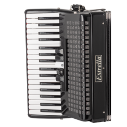 ACORDEÓN ESTRELLA 34/60 NEGRO | MÚSICA BILBAO