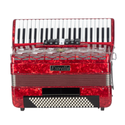 ACORDEÓN ESTRELLA 41/120 ROJO | MÚSICA BILBAO