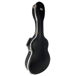 ESTUCHE EK PARA GUITARRA CLÁSICA DE ABS Y CARBONO NEGRO