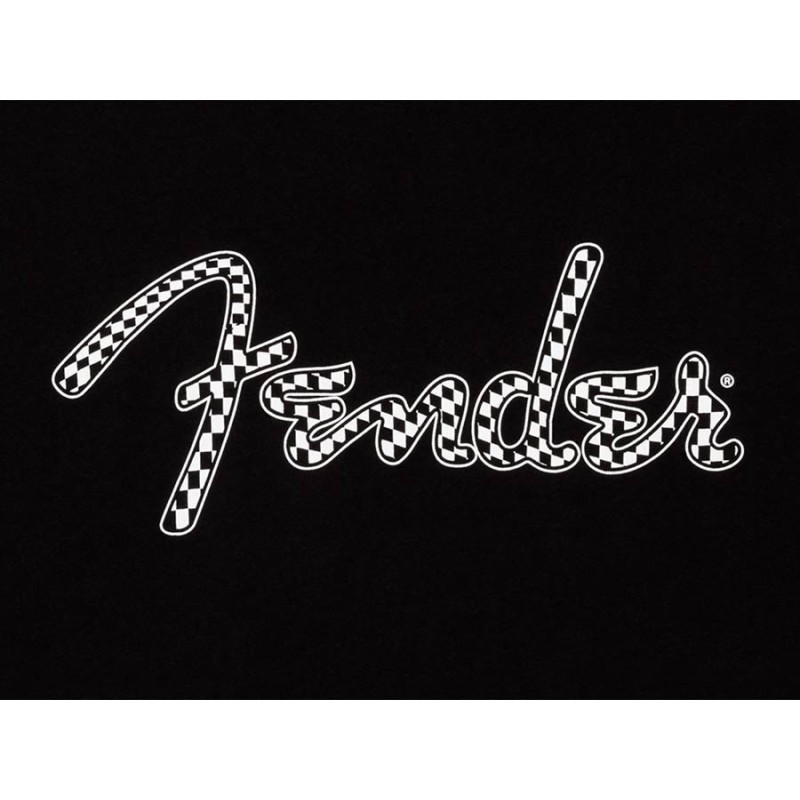 Camiseta Fender cuadros ondulados M