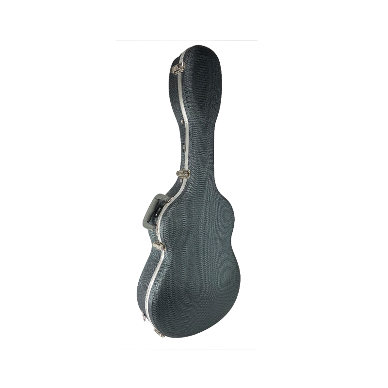 ESTUCHE EK PARA GUITARRA CLÁSICA DE ABS Y CARBONO GRIS