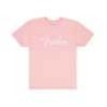 Camiseta Fender en rosa concha S