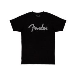 Camiseta Fender cuadros ondulados S