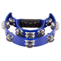 PANDERETA MEDIA LUNA DOBLE AZUL | MÚSICA BILBAO