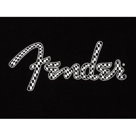 Camiseta Fender cuadros ondulados M