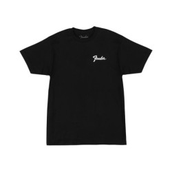 Camiseta deportiva Fender transición negra S