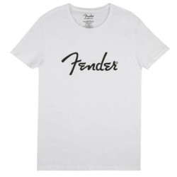 Camiseta Fender hombre blanca S