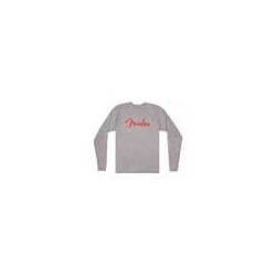 Camiseta manga larga Fender gris jaspeado S